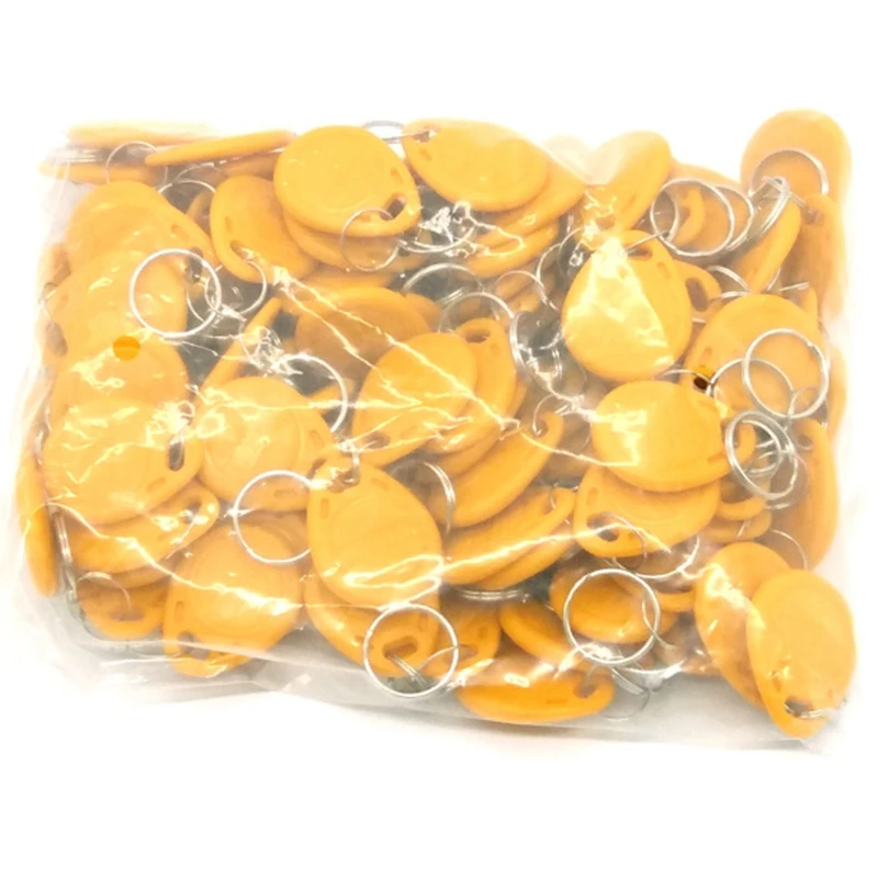 50Pcs T5577 Blank Key Tag RFID Chip Ring Cards Tags Keytag 125 Khz Copy Rewritable Writable Duplicate