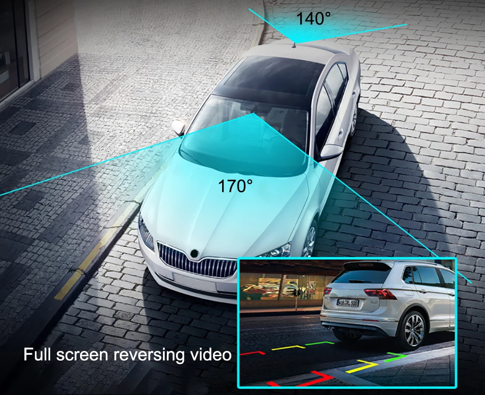 10 дюймов автомобиля зеркало заднего вида Камера камера заднего вида 1080P Двойной объектив Dash Cam поток Зеркало заднего вида видео Регистраторы Retrovisor