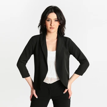 

Solada open Jacket with sleeves 3/4-Black