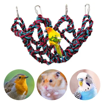 

Exquisite and Durable Parrot Crawling Swing Ladder Hammock Pet Bird Climbing Training Tool Pet Supplies