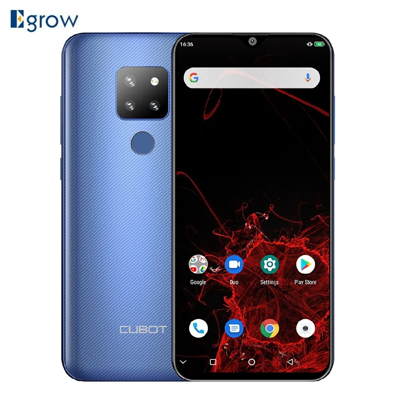Смартфон Cubot P30 4 Гб + 64 ГБ Восьмиядерный AI задняя Тройная камера 6 3 дюйма FHD экран 4000