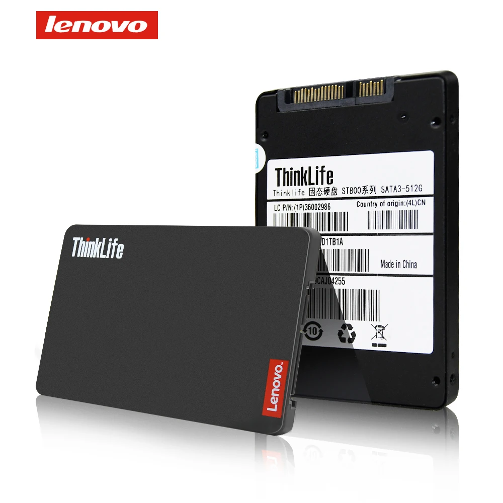 Lenovo thinklife SSD 128 ГБ 2 5 &quotSATA3 Phison/SMI контроллер 3D NAND flash 256 512 120 240 480 Гб для ноутбука