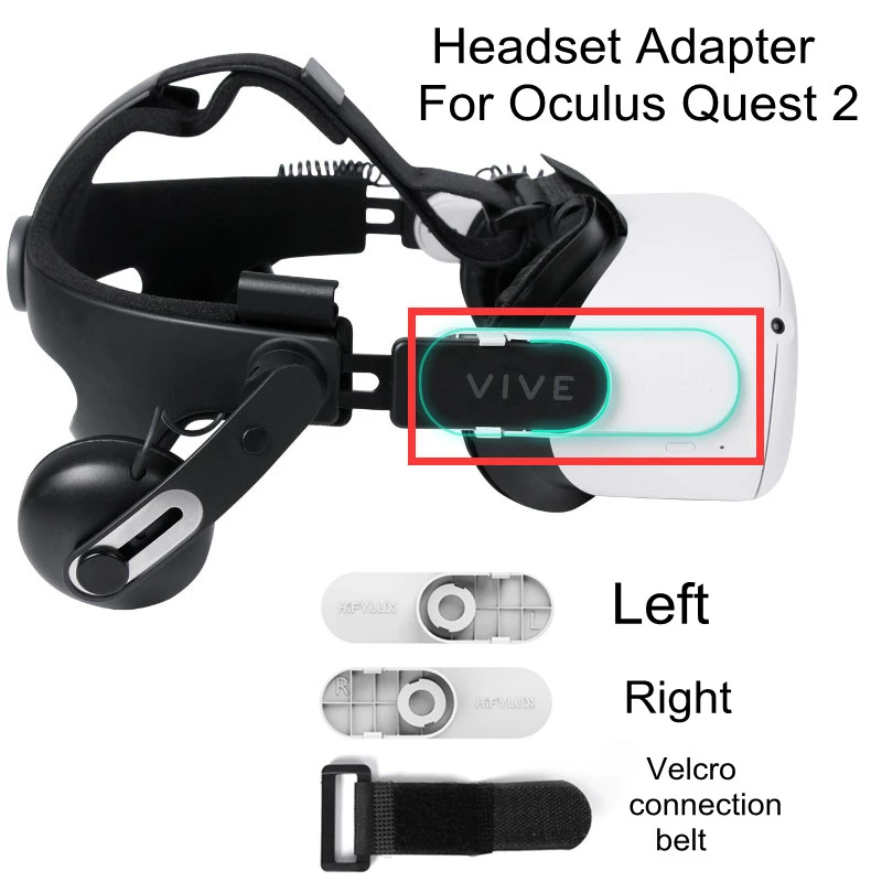 En otras palabras pollo Exactamente Adaptador de auriculares Oculus Quest 2, Conector de diadema inteligente  para HTC VIVE, para Oculus Quest 2, accesorios VR|Accesorios de gafas RV /  RA| - AliExpress