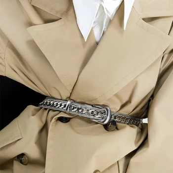 

Gold chain belt ladies waist belts for women 2020 silver metal ketting riem luxury cinturon mujer punk waistband lock hiphop