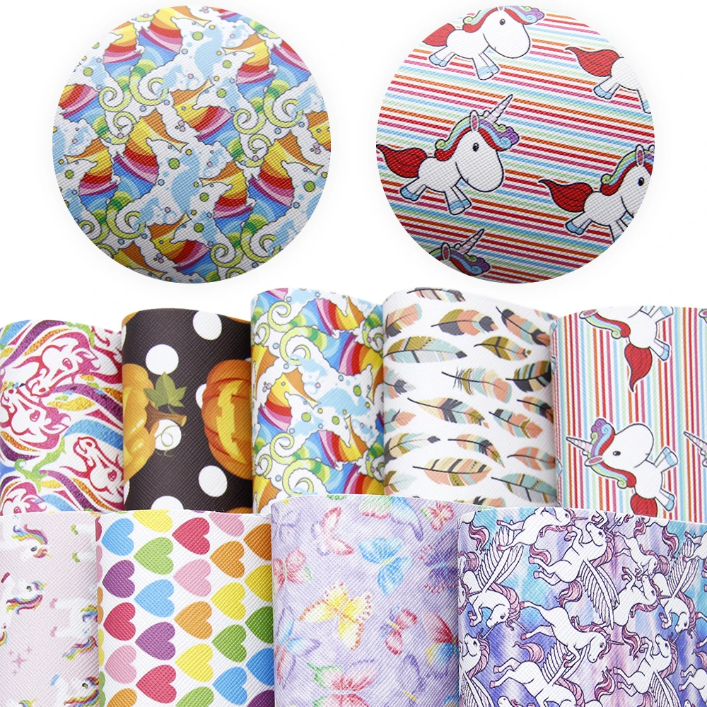 9 шт./компл. 20*34 см Хэллоуин искусственная кожа Набор DIY проекты лук мешок материал украшение дома, 1Yc7630