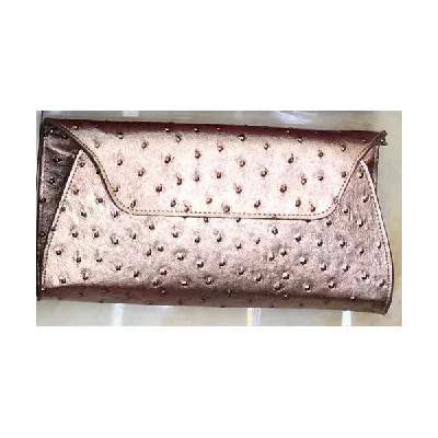 Ostrich Gold Модный тонкий дневной клатч, вечерние сумки для женщин, новинка, змеиная кожа, на цепочке, сумка-мессенджер, большой органайзер, кошелек, клатч - Цвет: Ostrich Gold