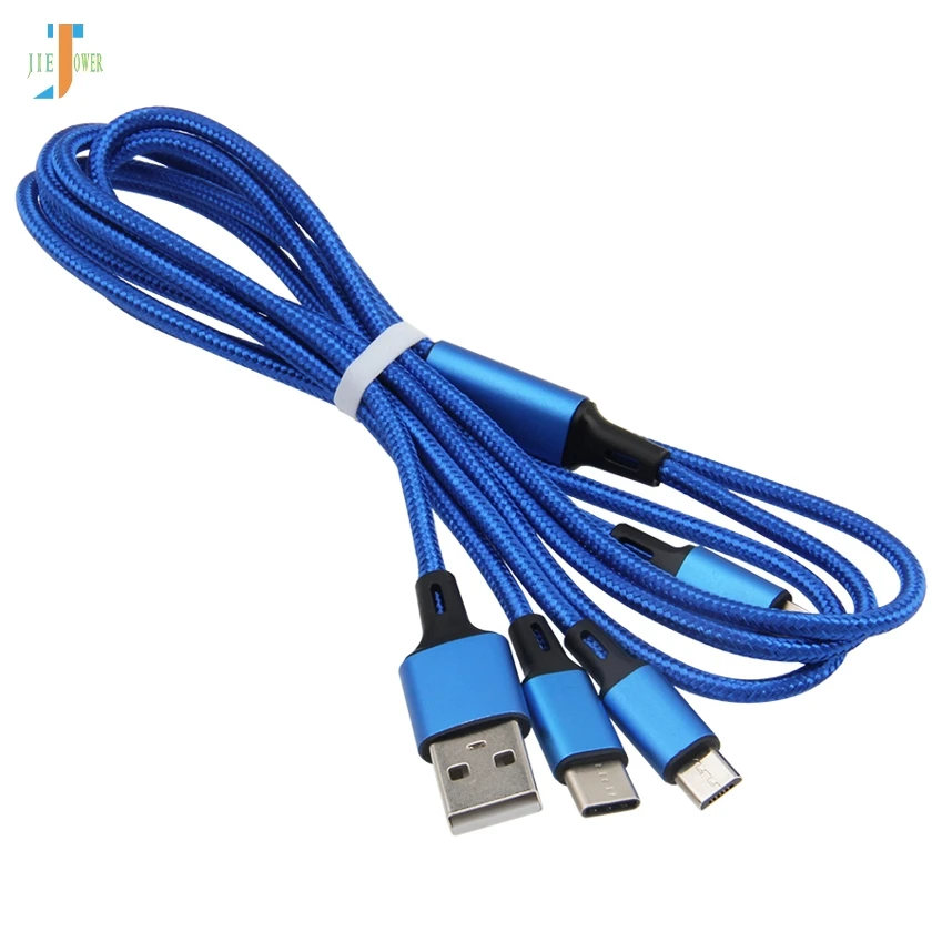 300 шт./лот 3 в 1 СВЕТОДИОДНЫЙ модуль панели управления usb type C зарядное устройство кабель для iPhone X 8 7 samsung S8 S7 huawei P20 P30 htc зарядный кабель шнур