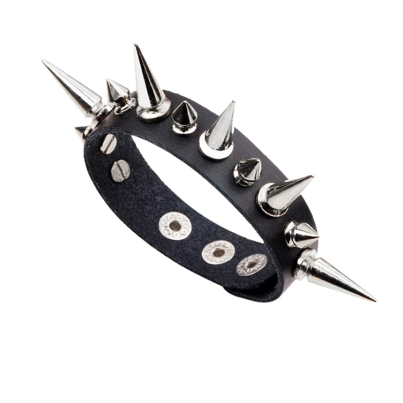 Men Leather Bracelet Rock Statement Skull Bracelets Bangles Gothic Style Personality Charm Jewelry bracelet jewelry leather bracelets