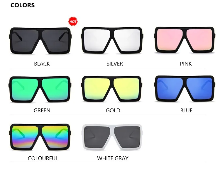 Большие пластиковые квадратные солнцезащитные очки, женские дизайнерские солнцезащитные очки с большой оправой для женщин, Винтажные Солнцезащитные очки Gafas De Sol Mujer