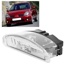 

Car Lights Number Plate Lamp Light 7700410754 Fit For Clio II 98-05 Replace Accessories Good Illumination And Visibility Parts