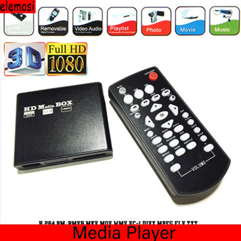 

FULL HD MEDIA PLAYER 1080P Car media player with HDMI/AV/USB/SD/MMC HDMI, AV, USB2.0 Host, SD/MMC E-Book