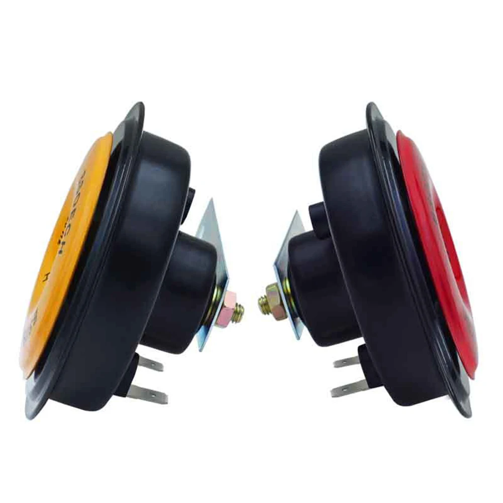 12V мотоцикл круглые Тип Водонепроницаемый Электрический громкий звуковой сигнал Динамик Рог