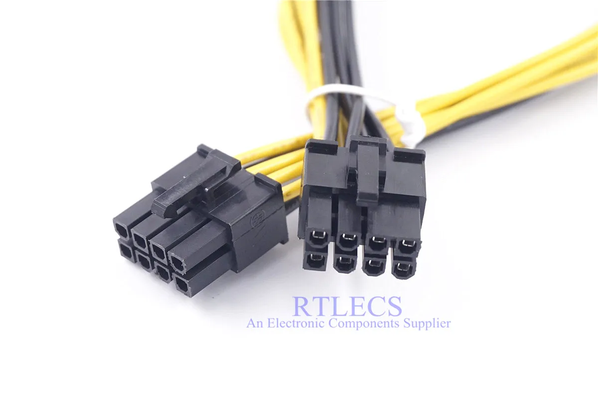 1 шт. PCI-E PCI Экспресс видеокарта GPU PCIe 8 Pin штекер к процессору кабель адаптера 18 AWG