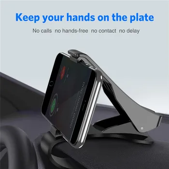 

Car Phone Mount Dashboard Clip Cell Phone Holder HUD for iPhone 11 Pro Max Xs mobile Phone Support in Car Phone stands