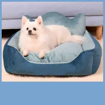 

2020 Super Soft Large Pet Cat Dog Bed 8Colors Warm Cozy Dog House Fleece Nest Dog Baskets House Mat Autumn Winter Waterproof