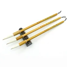 Набор кистей для каллиграфии Weasel Woolden Hair несколько кистей ручка 3 шт. китайская Обычная кисть для китайской живописи ручка Caligrafia