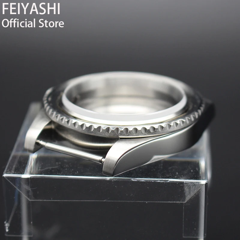 40mm Stainless Steel Men's Watches Case Submariner Sapphire Glass Parts Fit nh35 nh36 miyota 8215 eta 2824 Movement 28.5mm Dial