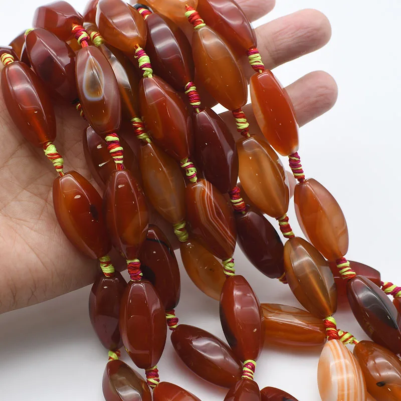 2strands/lot Faced smooth Oval Candy color agate natural stone beads For DIY Necklace Bracelet Jewelry Making 15