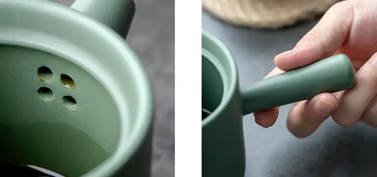 Creative home portable hand coffee pot filter ceramic coffee filter cup set household portable coffee appliances pf92712