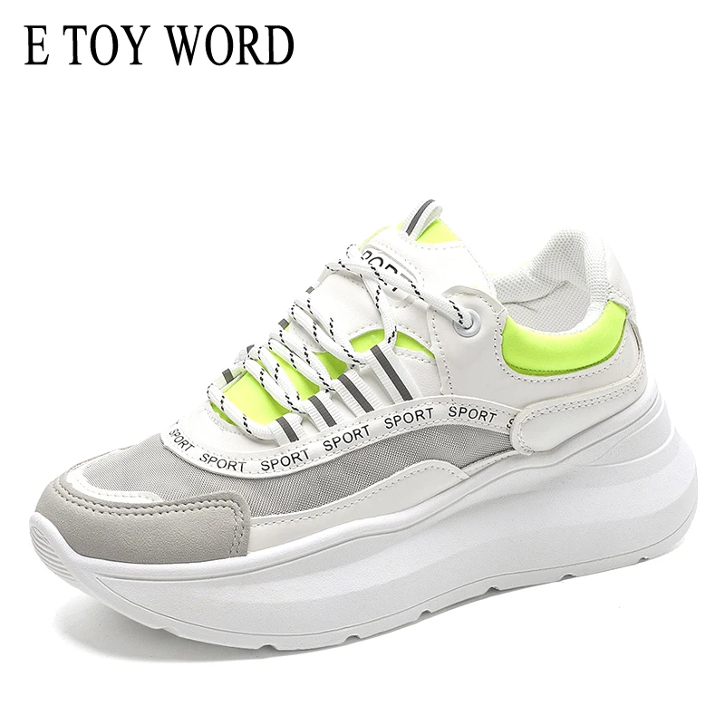E TOY WORD Breathable Daddy Shoes Female 2019 New Autumn Thick sole Casual Running Sneakers Women basket femme Women Shoes E TOY WORD Breathable Daddy Shoes Female 2019 New Autumn Thick sole Casual Running Sneakers Women basket femme Women Shoes