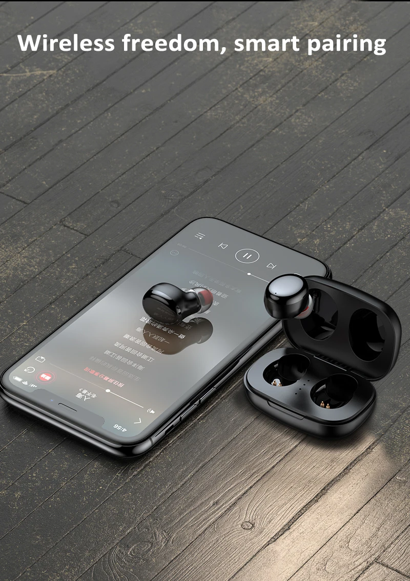 FOYOULAB S8031 частный чехол Bluetooth наушники мини TWS сенсорное управление беспроводная