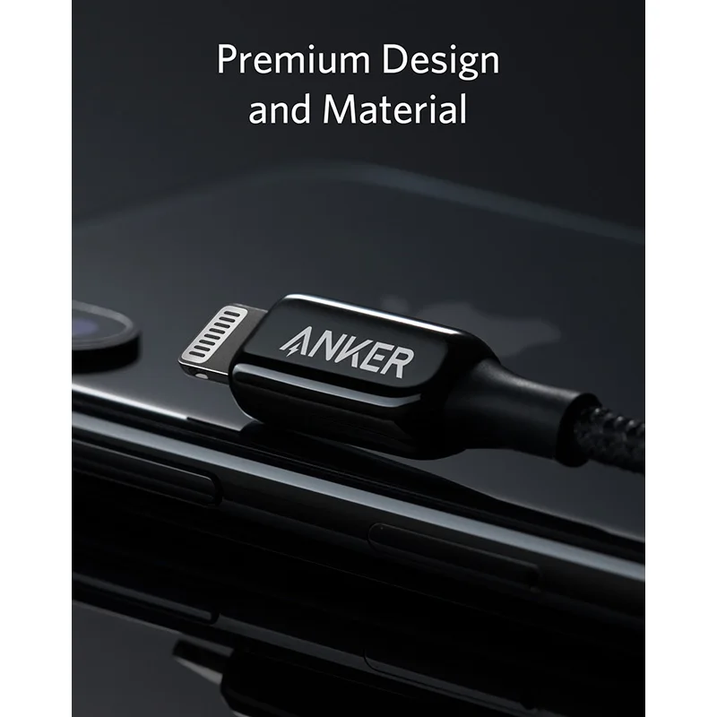 Кабель Anker Powerline + III с Lightning на USB A (сертифицирован MFi 3 фута) кабель для