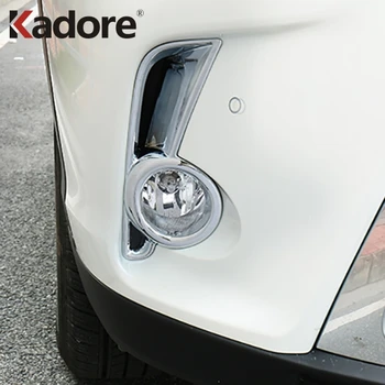 

For Toyota Highlander Kluger Facelift 2018 2019 ABS Chrome Front Foglight Fog Light Cover Trim Car Protect Exterior Accessories