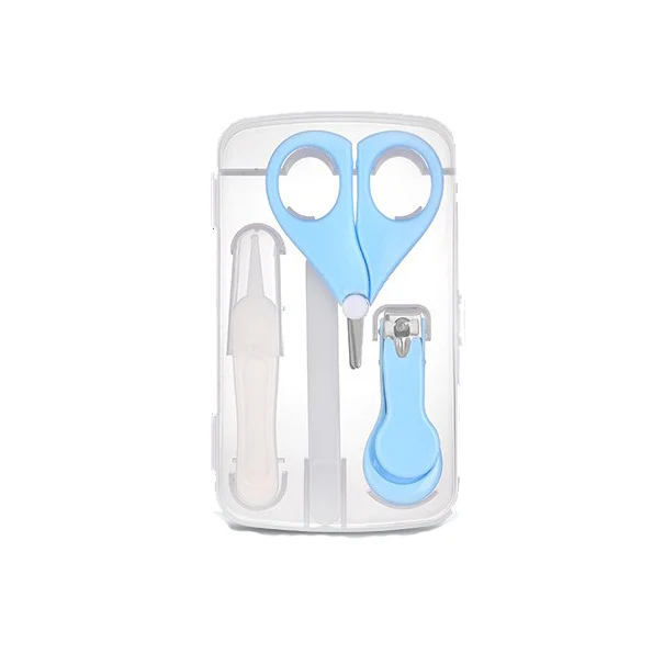 4 PC Blue 4 шт. в партии уход за детскими ногтями набор детские ножницы практичные детские ножницы для маникюра удобный ежедневный лак для ногтей ножницы Маникюр - Цвет: 4 PC Blue