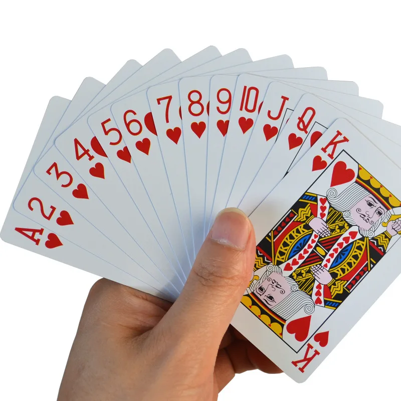 Game Poker-Cards-Board Playing-Cards Plastic Waterproof 58--88mm-Cards Adult 10 New-Pattern