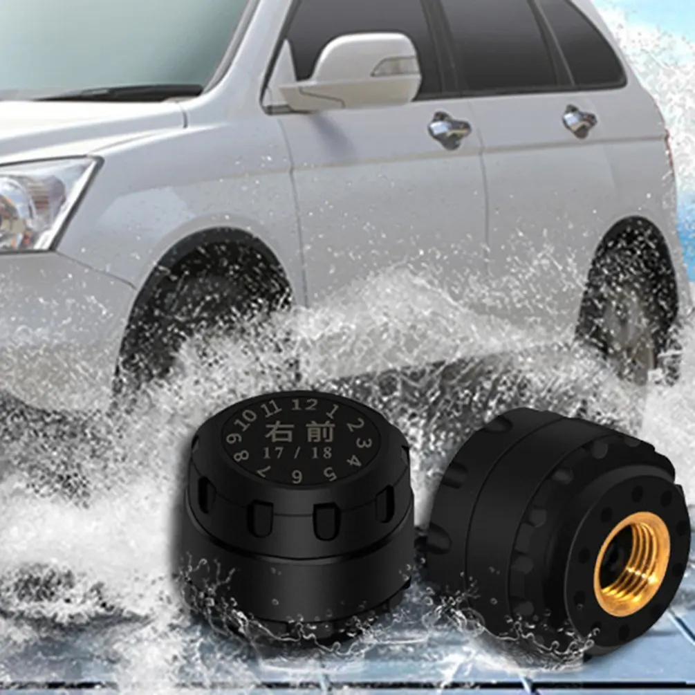 Автомобильный контроль давления в шинах Tpms беспроводной Высокоточный Солнечный внешний зуммер детектор давления в шинах