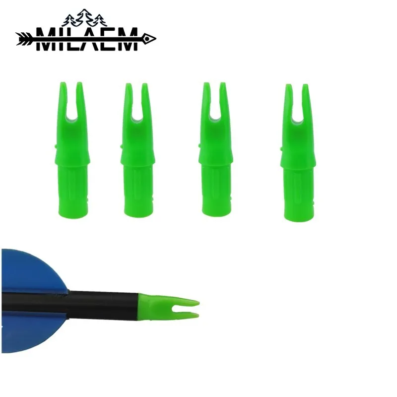 50pcs/lot Insert nock ID 7.6mm Archery Carbon Fiberglass Arrow Nocks Internal nocks For ID 7.6mm