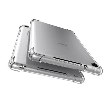 

For Huawei MediaPad Tablet M3 M5 M6 T3 T5 Clear Anti-fall Cover Transparent Soft Silicone Shockproof Bumper Case Cpver