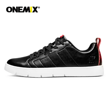 

ONEMIX 2019 Jogging Sneakers Men Casual Skateboard Shoes Lightweight College Style Women White Platform Shoes zapatillas mujer