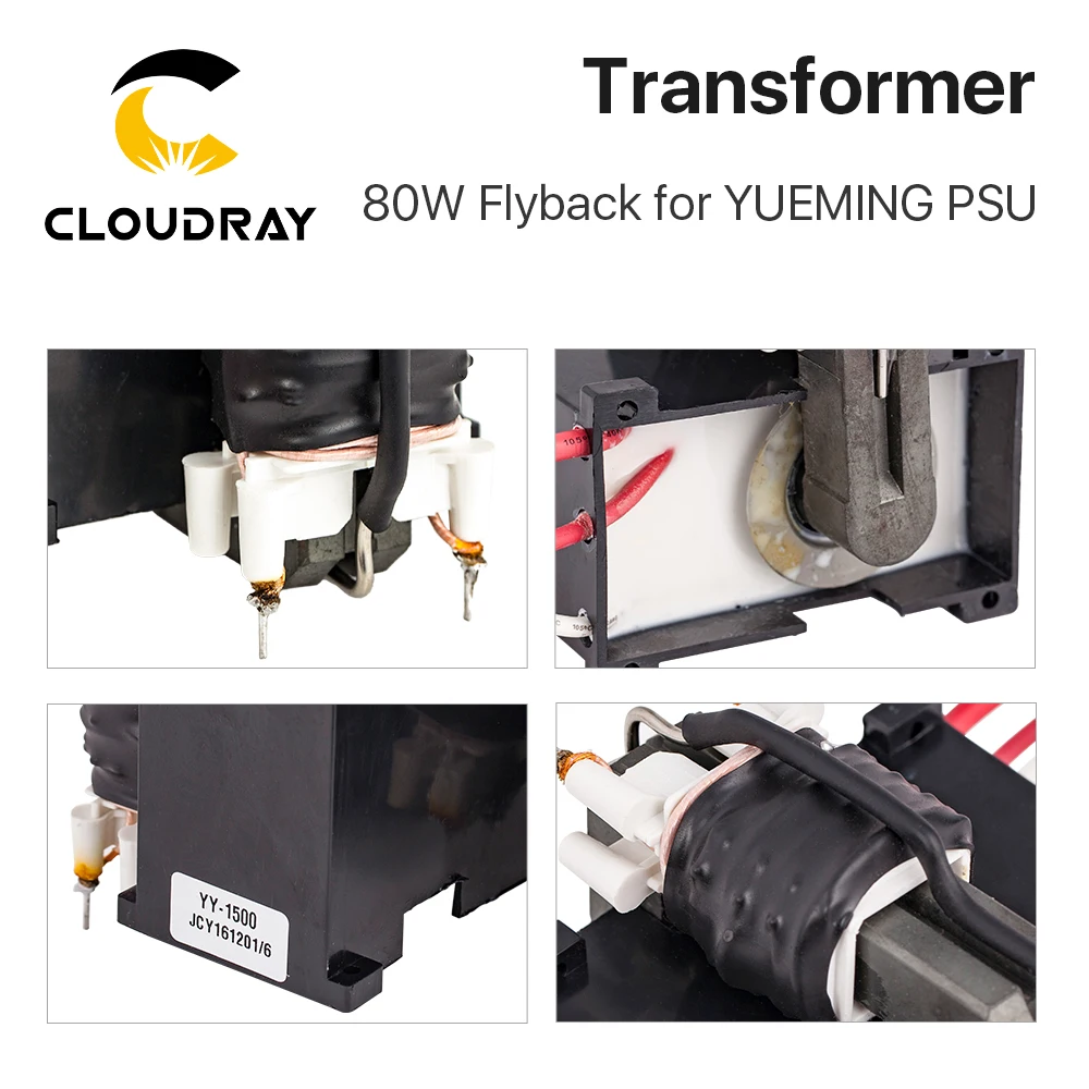 Cloudray высоковольтный Flyback трансформатор для YUEMING Co2 лазерный блок питания JG1500 JCY