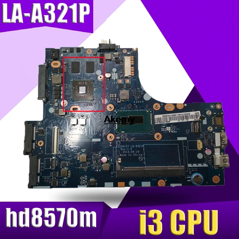 

Akemy Lenovo S410 m40-70 s40-70 notebook PC motherboard la-a321p motherboard cpu.i3 4010U hd8570m 1G 100% Test OK