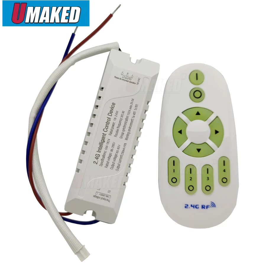 1865W 95265V Stepless dimming power supply 2.4G remote control dimmer driver for LED ceiling