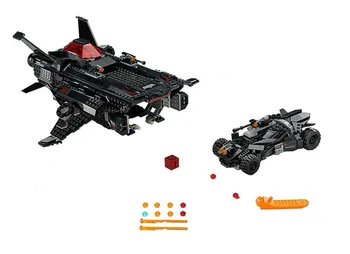

Bela 10846 DC Comic Flying Fox Batmobile Airlift Attack Building Blocks Toys Compatible With 76087