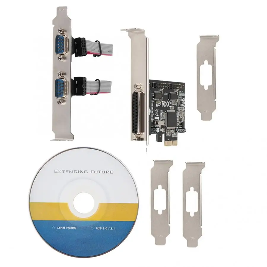 ST31 Moschip 9901 PCI-E к Expansion+ DB25 адаптер карты расширения Поддержка стандартного параллельного режима частота Танфера 1,5 мегабайт/сек