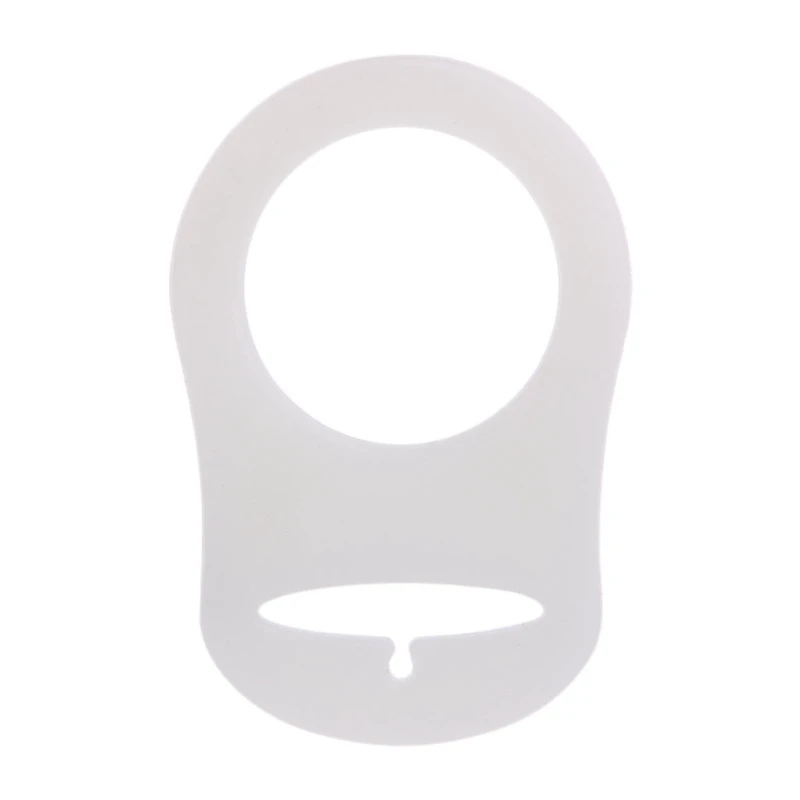 

5Pcs Luminous Silicone Pacifier Baby Dummy Pacifier Holder Clip Adapter Rings