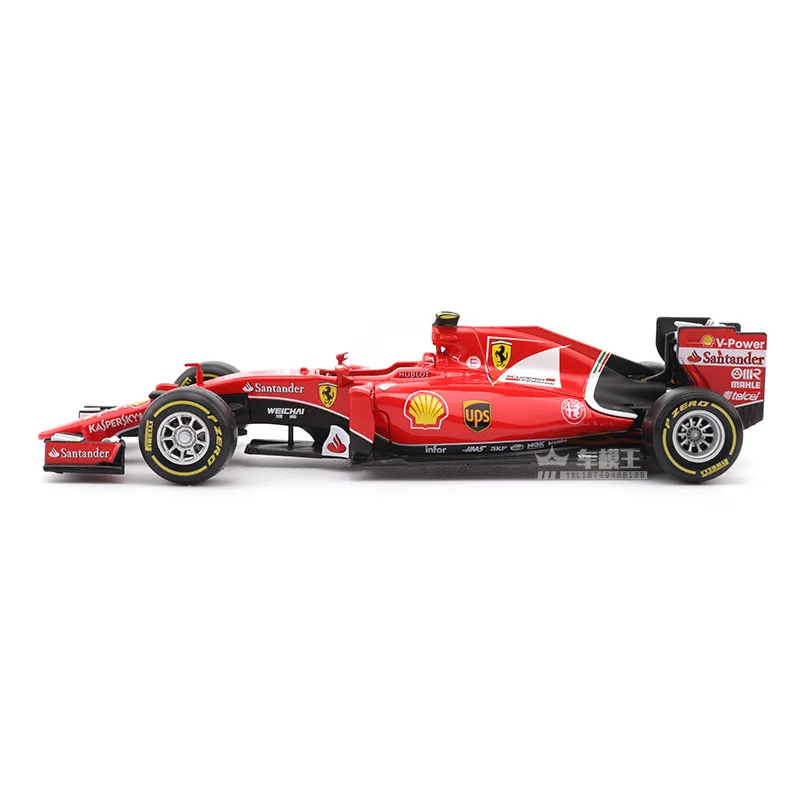 1:24 высокое моделирование Ferrari модель автомобиля SF15-T F1 формула гоночный сплав модель автомобиля для детей Подарки