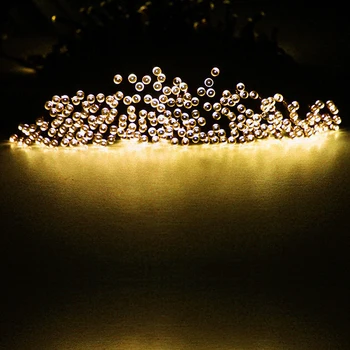 

72Ft 200 LEDs Solar Powered Energy Copper Wire Fairy String Light Lawn Lamp For Party Wedding Christmas Holiday Garden Home Deco