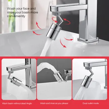 

Universal Splash Filter Faucet Spray Head Anti Splash Filter Faucet Movable Kitchen Tap Water Saving Nozzle Sprayer Booster Show