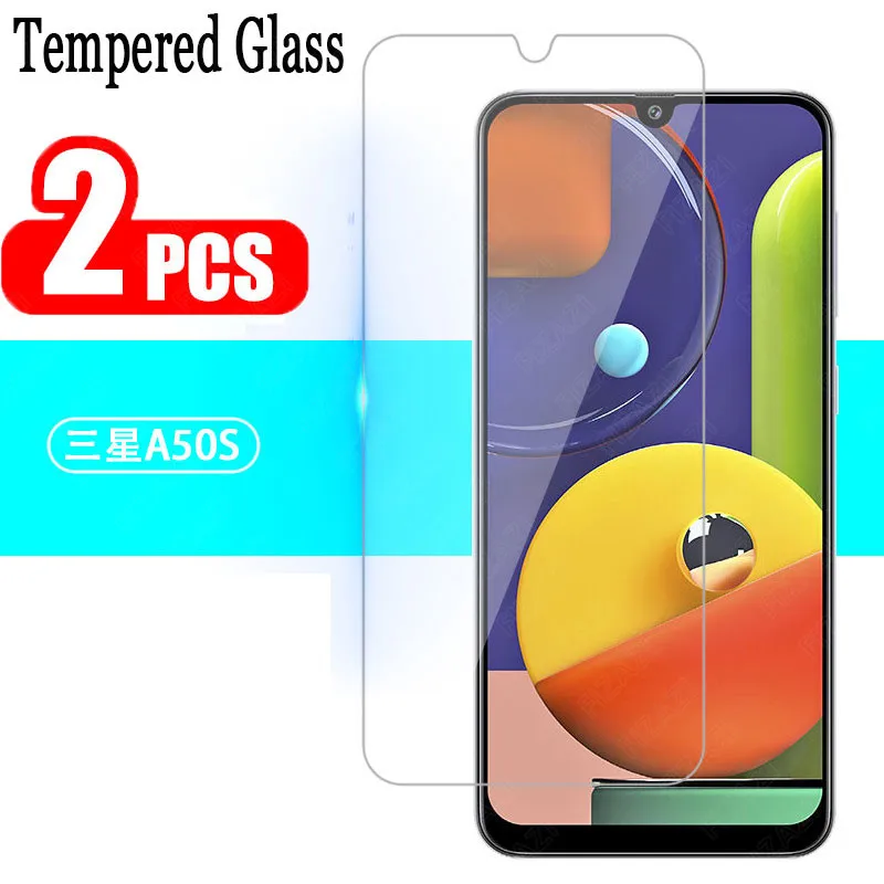 

2Pcs Tempered Glass For Samsung Galaxy A50s A30s Glass Screen Protector For Samsung Galaxy M30s M10s A90 5G Tempered Glass