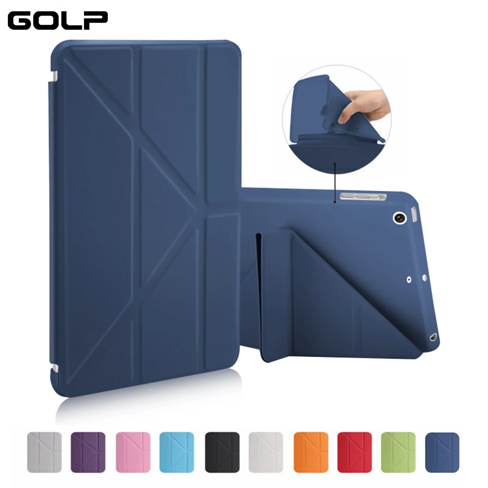 Чехол для for ipad Mini 2/Mini 3/мини 1 чехол из искусственной кожи Ultra Slim + мягкая Вернуться