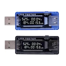 LCD USB detektor wolt USB napięcie prądu Docto ładowarka pojemność miernik napięcie ładowarka pojemność miernik woltomierz amperomierz