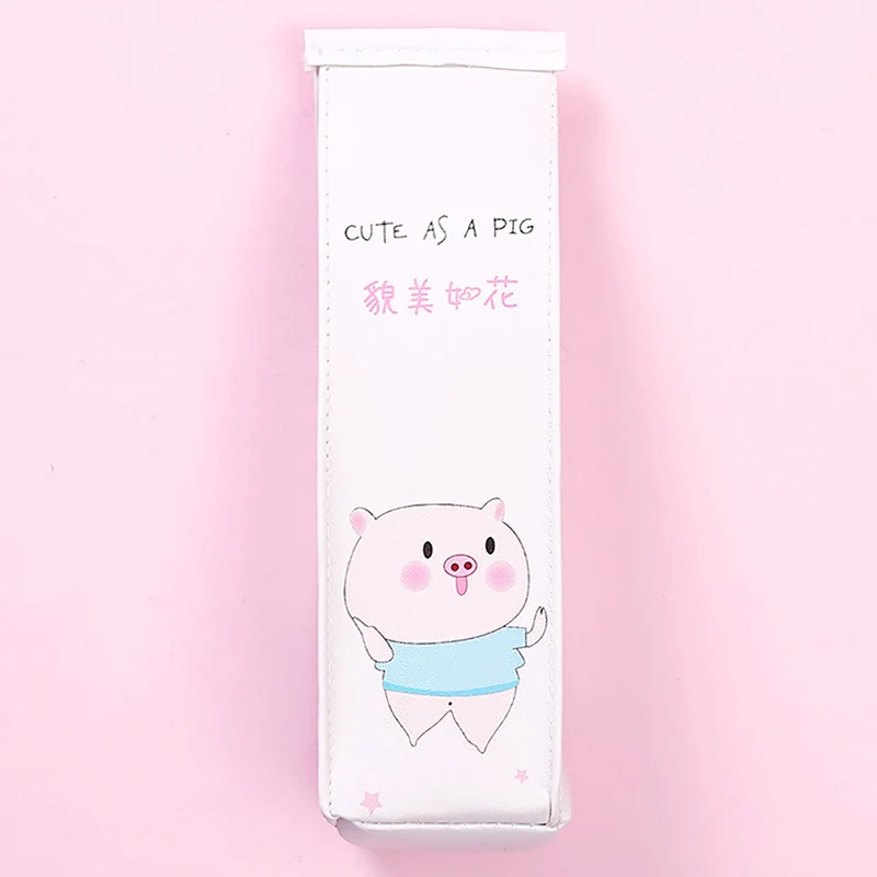 H02 Pig Milk Bottle Pencil Case Cute Pink Pen Bag Box Stationery Pouch Gift For Girls Material School Supplies Escolar - Color: H02