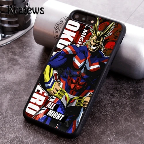 Чехол для телефона krajedies My Hero Academy All Might для iPhone X XR XS 11 Pro MAX 5 6 6S 7 8 Plus samsung Galaxy S7edge S8 S9 S10 - Цвет: 003