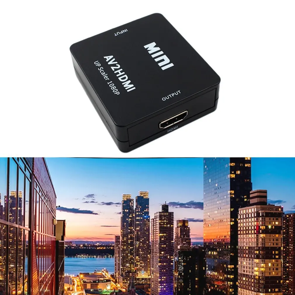 Мини Av в HDMI конвертер Hd 1080P HDMI конвертер Hd 1080P адаптер сильная стабильность для HD tv DVD tv Box