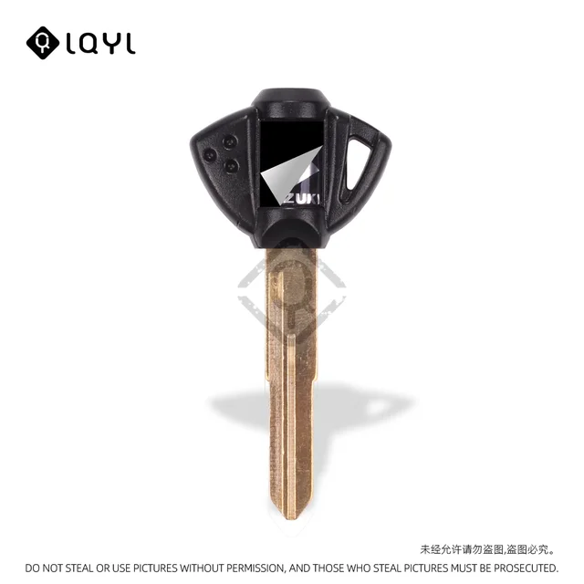 3Pcs Motorcycle Key Uncut Blank Replacement Keys For Suzuki GSX600F GSR750 GSX750F GSXR600 GSXR750 GSXR1000 GSXR1300 SV650 GSX-R 1 PCS Black S