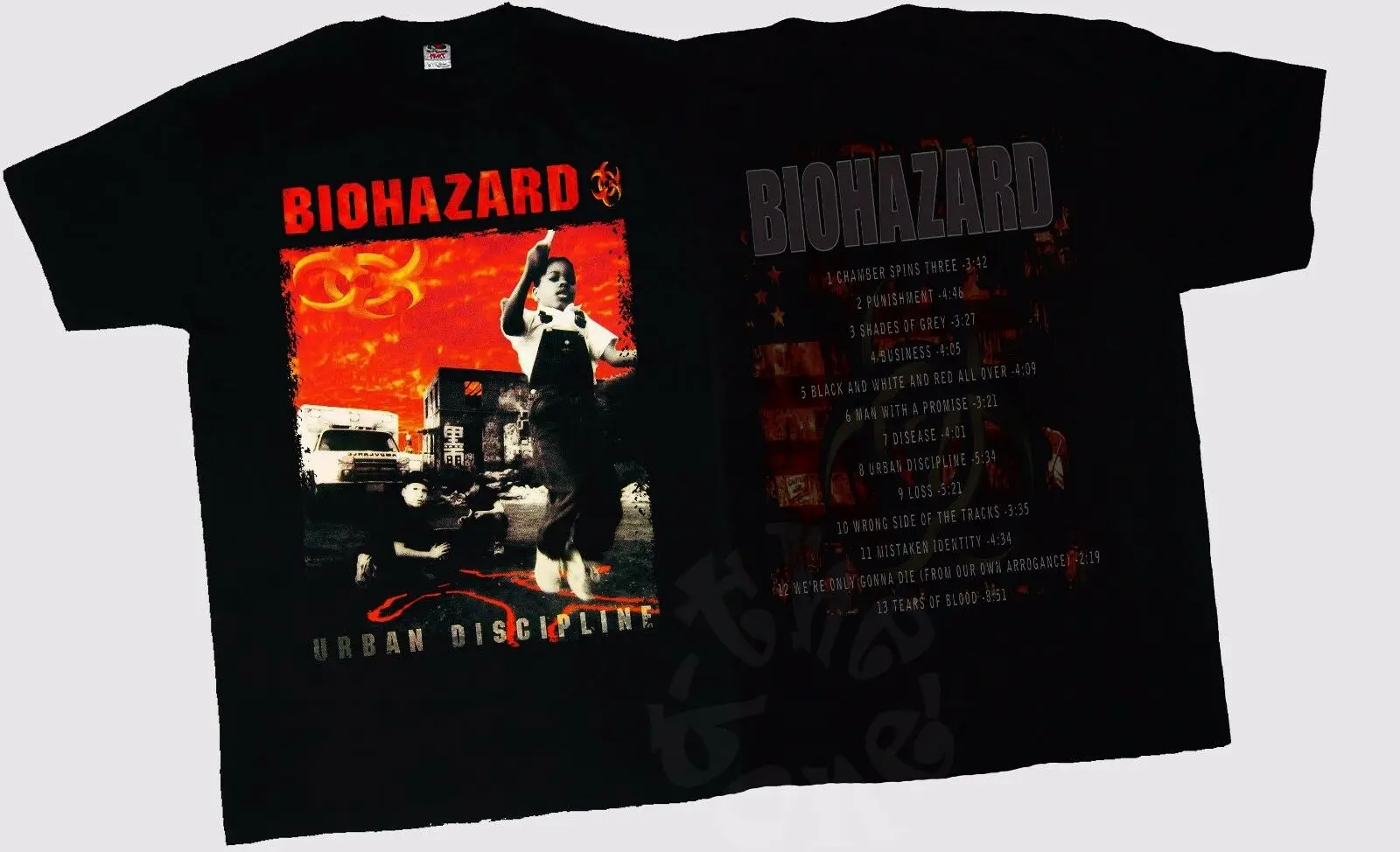 

Biohazard Urban Discipline American Heavy Metal Band T Shirt Sizes S To 6Xl